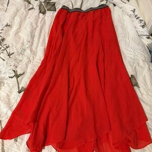 Anthropologie Vanessa Virginia Maxi Skirt - Lightweight Layered Design